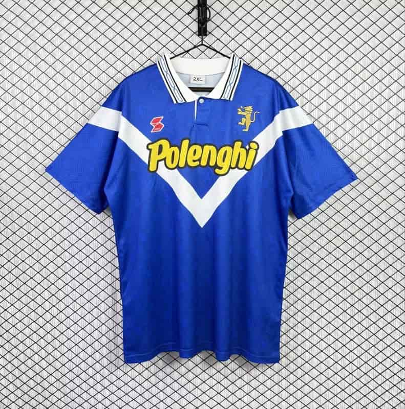Thailand Quality(AAA) 1995/96 Brescia Home Retro Soccer Jersey