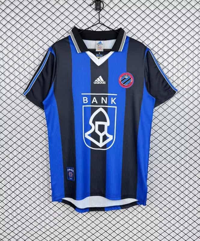 Thailand Quality(AAA) 1998/99 Brugge Home Retro Soccer Jersey