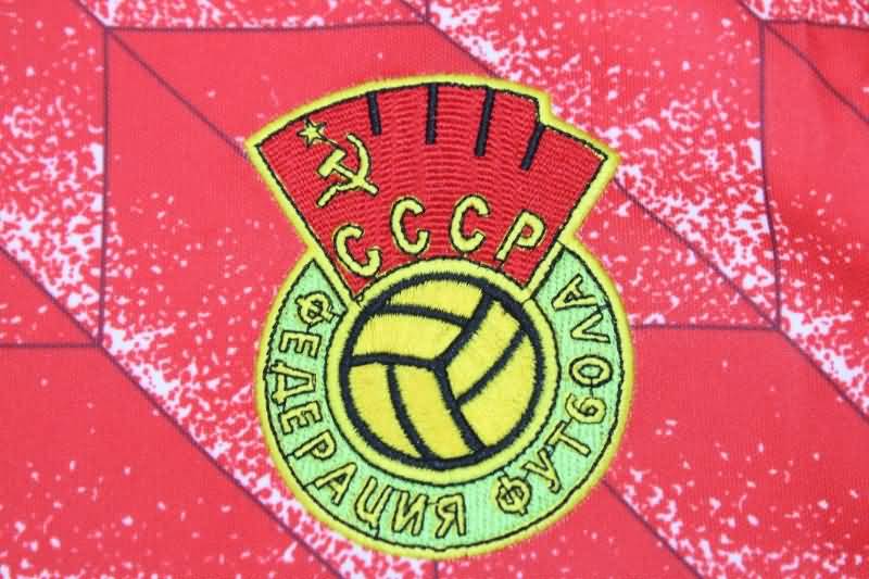 Thailand Quality(AAA) 1988/89 CCCP Retro Home Soccer Jersey
