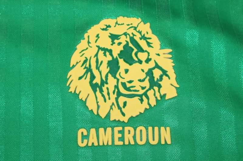 Thailand Quality(AAA) 1990 Cameroon Home Retro Soccer Jersey