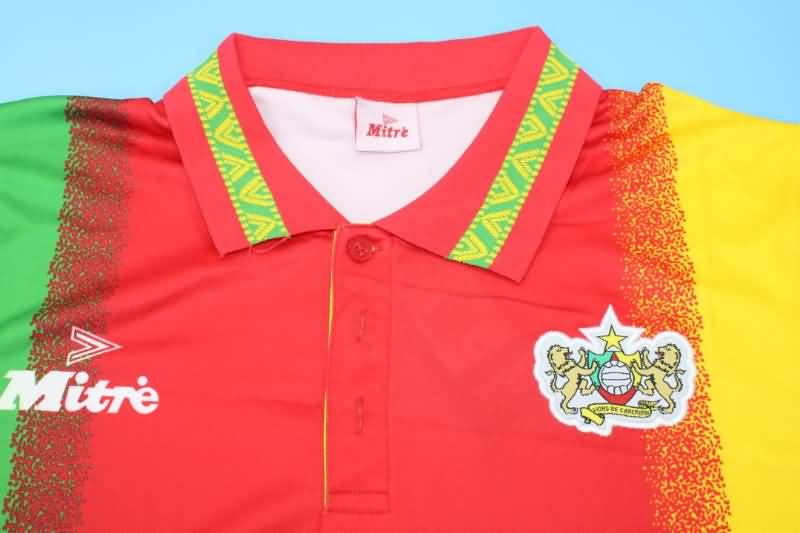 Thailand Quality(AAA) 1994 Cameroon Home Retro Soccer Jersey