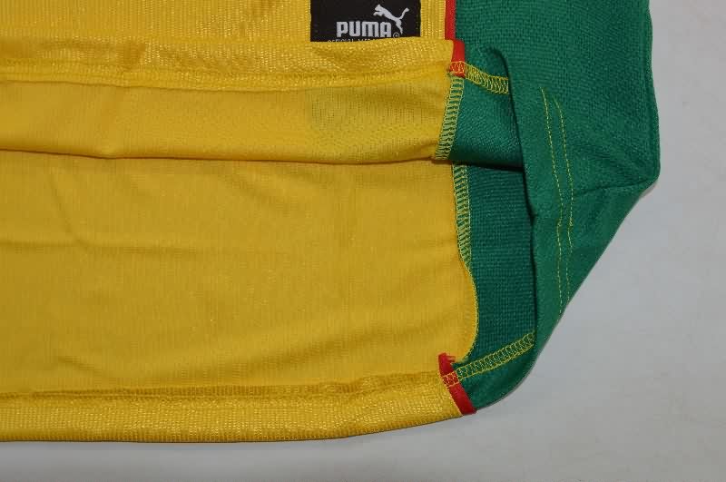 Thailand Quality(AAA) 1998 Cameroon Away Retro Soccer Jersey