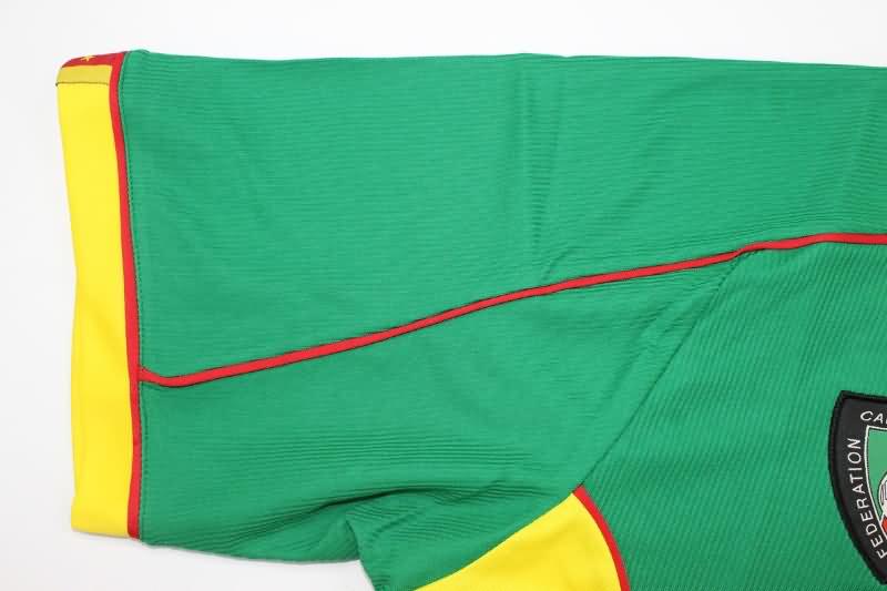 Thailand Quality(AAA) 1998 Cameroon Home Retro Soccer Jersey