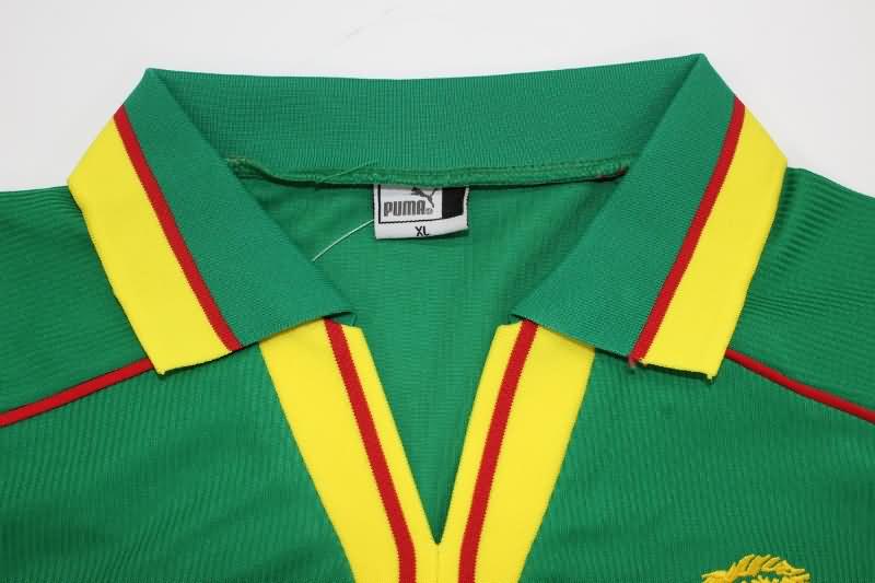 Thailand Quality(AAA) 1998 Cameroon Home Retro Soccer Jersey