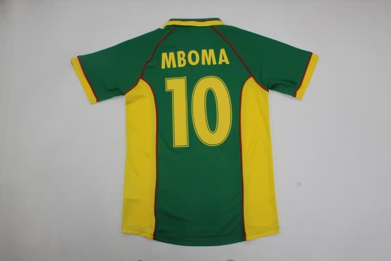 Thailand Quality(AAA) 1998 Cameroon Home Retro Soccer Jersey