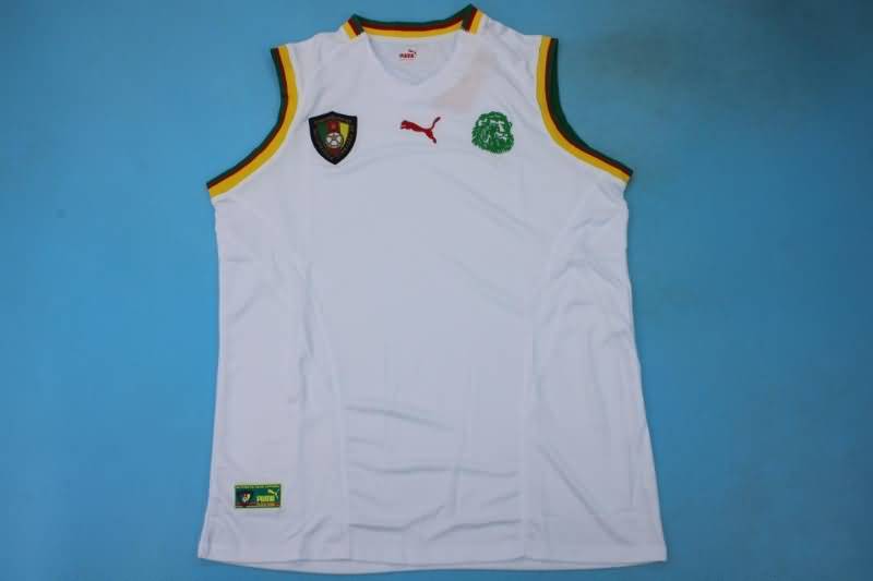 Thailand Quality(AAA) 2002 Cameroon Away Retro Soccer Jersey