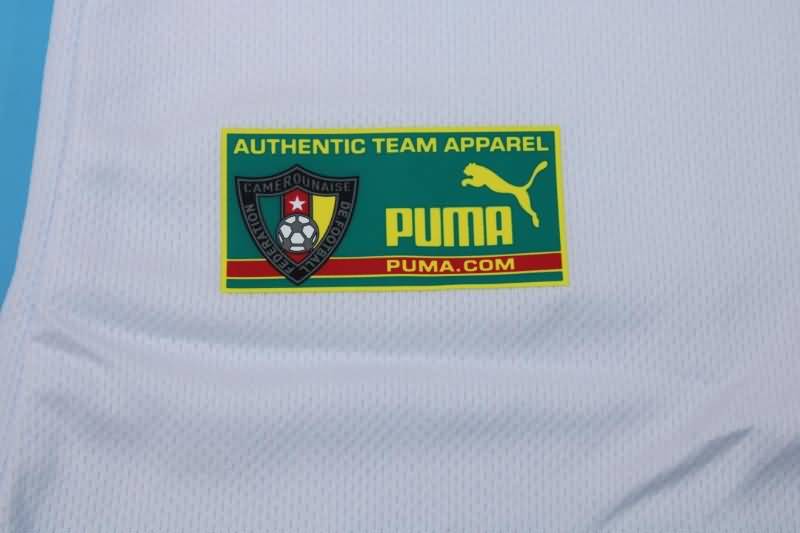 Thailand Quality(AAA) 2002 Cameroon Away Retro Soccer Jersey