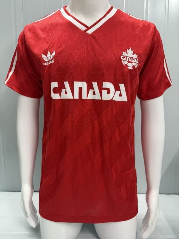 Thailand Quality(AAA) 1986 Canada Home Retro Soccer Jersey Thailand Quality(AAA) 1986 Canada Home Retro Soccer Jersey
