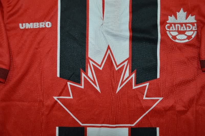Thailand Quality(AAA) 1998 Canada Home Retro Soccer Jersey