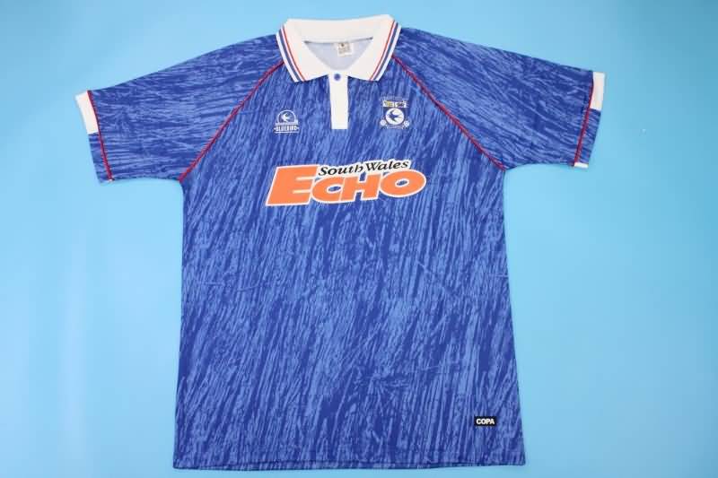 Thailand Quality(AAA) 1992/93 Cardiff City Home Retro Soccer Jersey