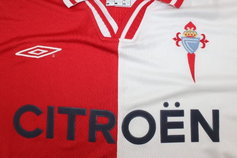 Thailand Quality(AAA) 2001/02 Celta Away Retro Soccer Jersey