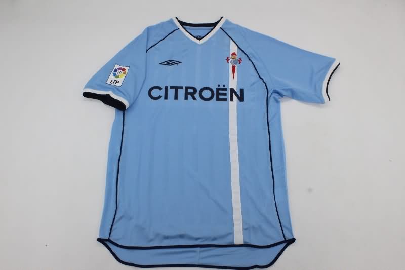 Thailand Quality(AAA) 2001/02 Celta Home Retro Soccer Jersey