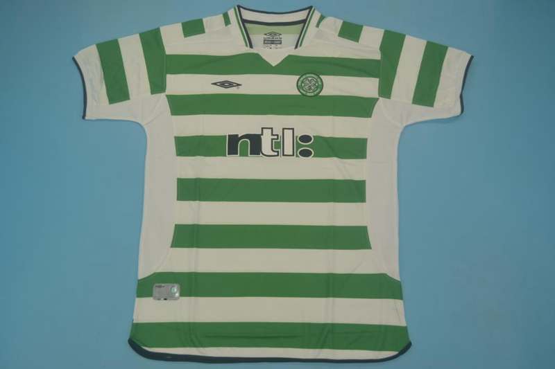 Thailand Quality(AAA) 2001/03 Celtic Home Retro Soccer Jersey