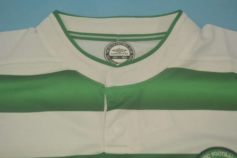 Thailand Quality(AAA) 2003/04 Celtic Home Retro Soccer Jersey