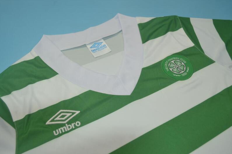 Thailand Quality(AAA) 1980/82 Celtic Home Retro Soccer Jersey