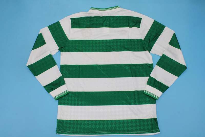 Thailand Quality(AAA) 1987/89 Celtic Home Retro Soccer Jersey (L/S)