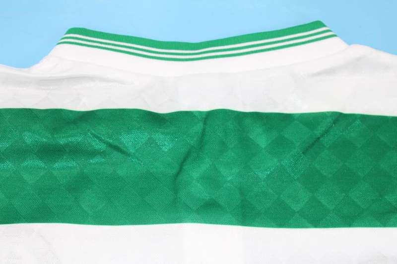 Thailand Quality(AAA) 1987/89 Celtic Home Retro Soccer Jersey (L/S)