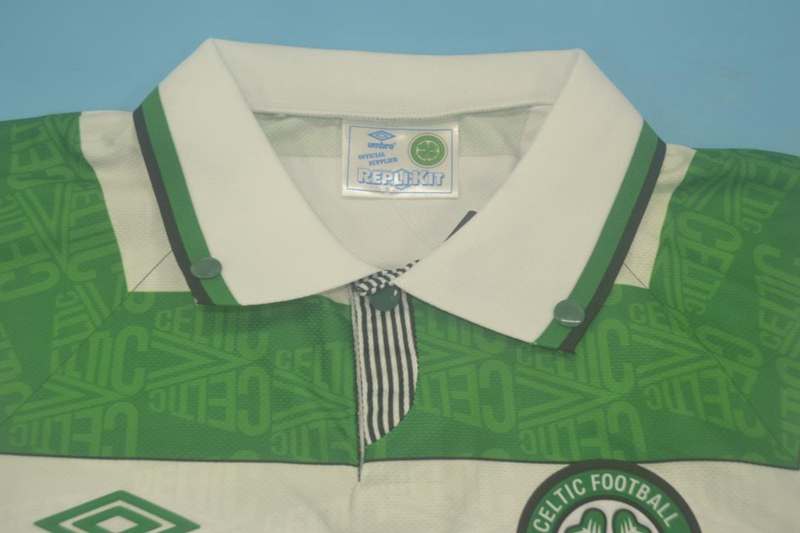 Thailand Quality(AAA) 1991/92 Celtic Home Retro Soccer Jersey