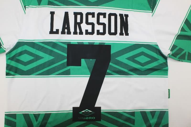 Thailand Quality(AAA) 1993/95 Celtic Home Retro Soccer Jersey
