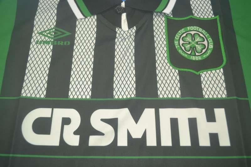 Thailand Quality(AAA) 1994/96 Celtic Away Retro Soccer Jersey