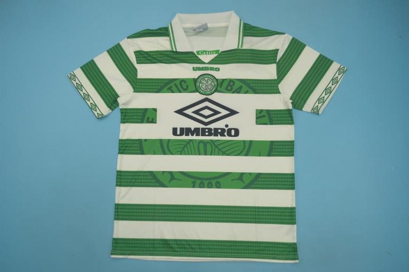 Thailand Quality(AAA) 1997/99 Celtic Home Retro Soccer Jersey