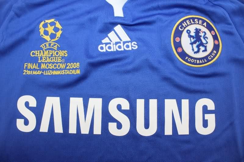 Thailand Quality(AAA) 2008/09 Chelsea Home Final Retro Soccer Jersey