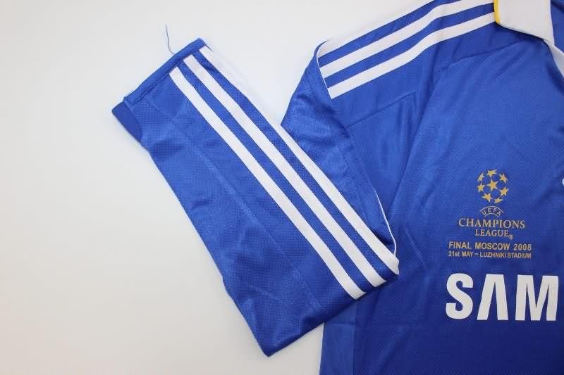 Thailand Quality(AAA) 2008/09 Chelsea Home Final Long Retro Soccer Jersey