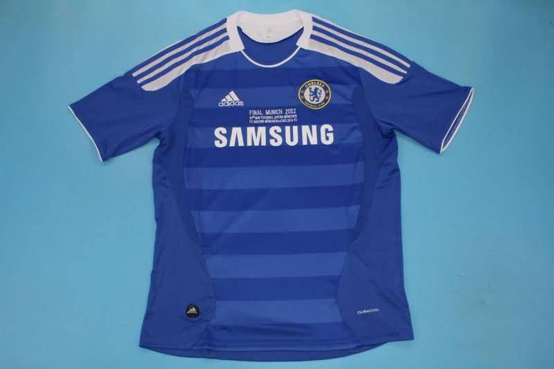 Thailand Quality(AAA) 2011/12 Chelsea Home UCL Final Retro Soccer Jersey