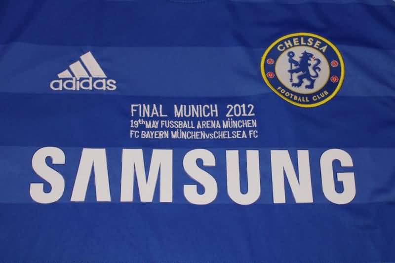 Thailand Quality(AAA) 2011/12 Chelsea Home UCL Final Retro Soccer Jersey