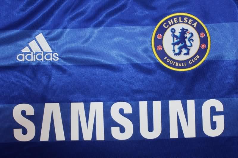 Thailand Quality(AAA) 2011/12 Chelsea Home UCL Final Retro Jersey(L/S)