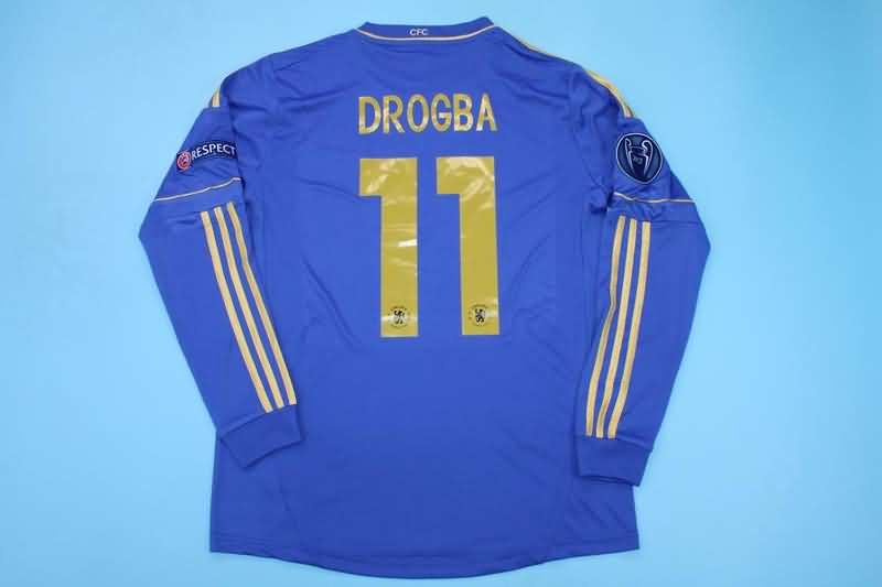 Thailand Quality(AAA) 2012/13 Chelsea Home Retro Soccer Jersey(L/S)