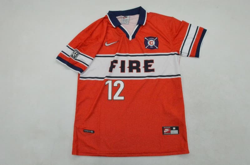 Thailand Quality(AAA) 1998 Chicago Fire Home Retro Soccer Jersey