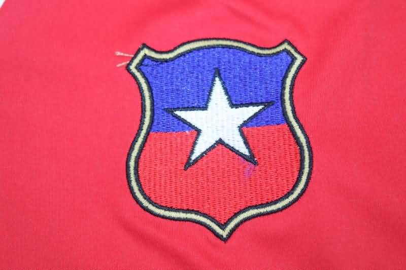 Thailand Quality(AAA) 1982 Chile Home Long Slevee Retro Soccer Jersey