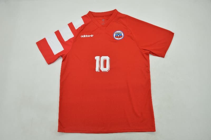 Thailand Quality(AAA) 1994 Chile Home Retro Soccer Jersey