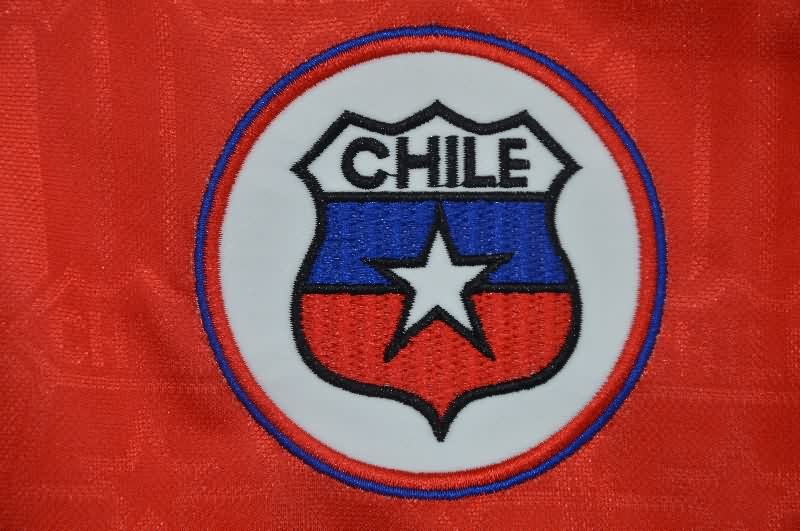 Thailand Quality(AAA) 1995 Chile Home Retro Soccer Jersey