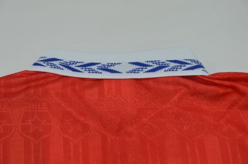 Thailand Quality(AAA) 1995 Chile Home Retro Soccer Jersey