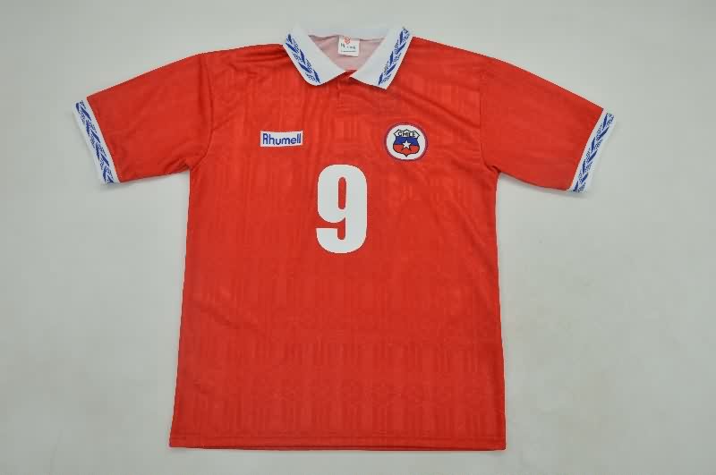 Thailand Quality(AAA) 1995 Chile Home Retro Soccer Jersey