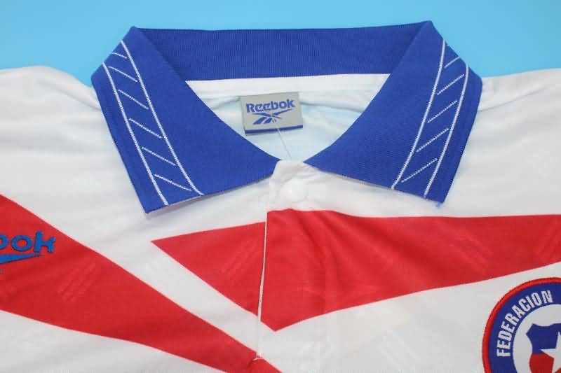 Thailand Quality(AAA) 1998 Chile Away Retro Soccer Jersey