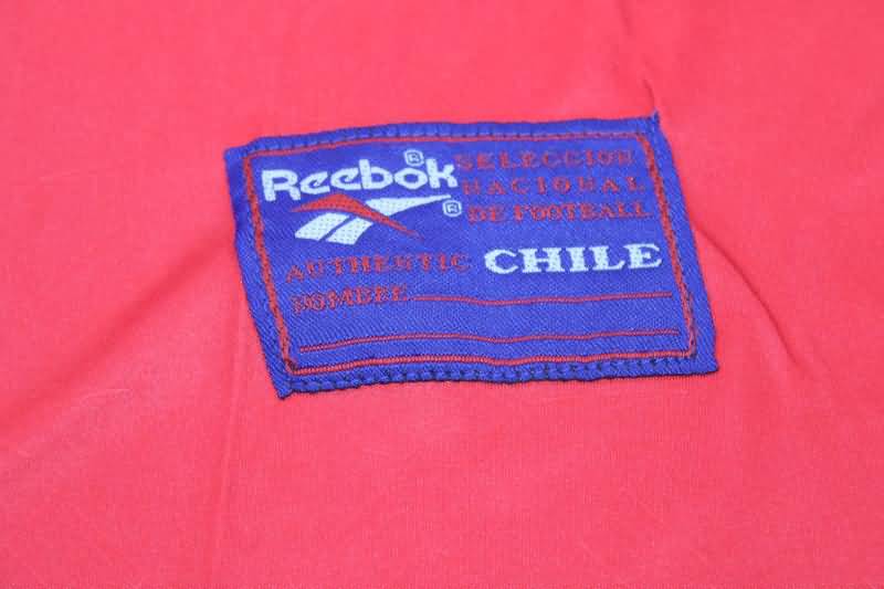 Thailand Quality(AAA) 1998 Chile Home Retro Soccer Jersey