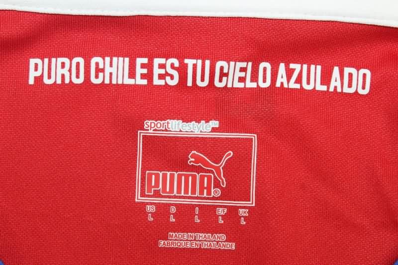 Thailand Quality(AAA) 2014 Chile Home Retro Soccer Jersey