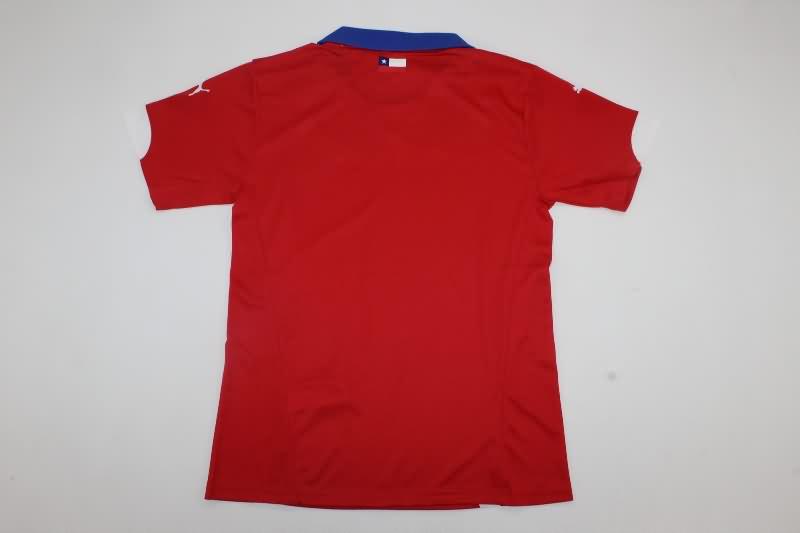 Thailand Quality(AAA) 2014 Chile Home Retro Soccer Jersey