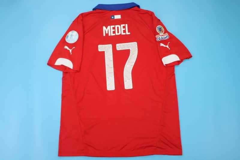 Thailand Quality(AAA) 2014 Chile Home Retro Soccer Jersey