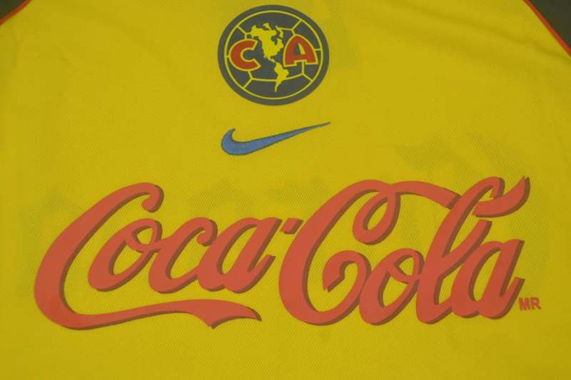 Thailand Quality(AAA) 2001/02 Club America Home Retro Soccer Jersey