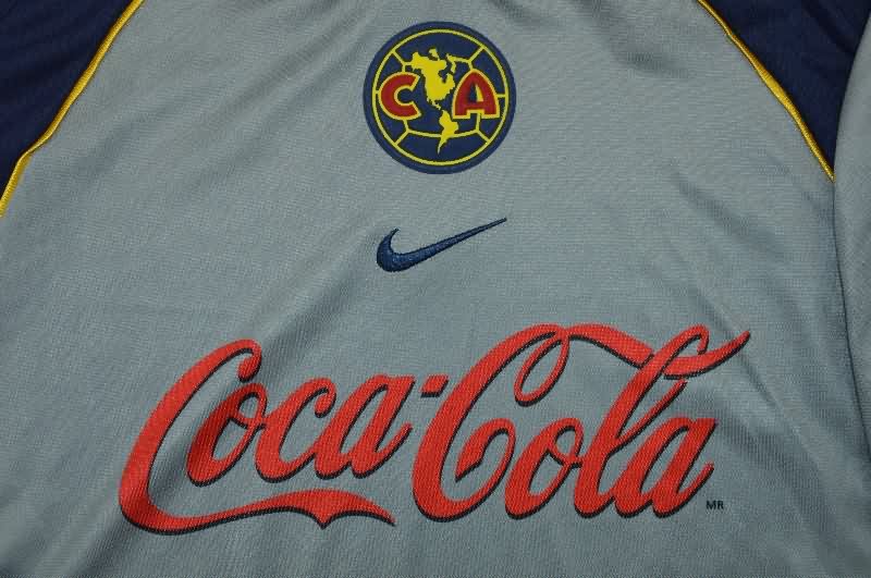 Thailand Quality(AAA) 2001/02 Club America Third Long Sleeve Retro Soccer Jersey