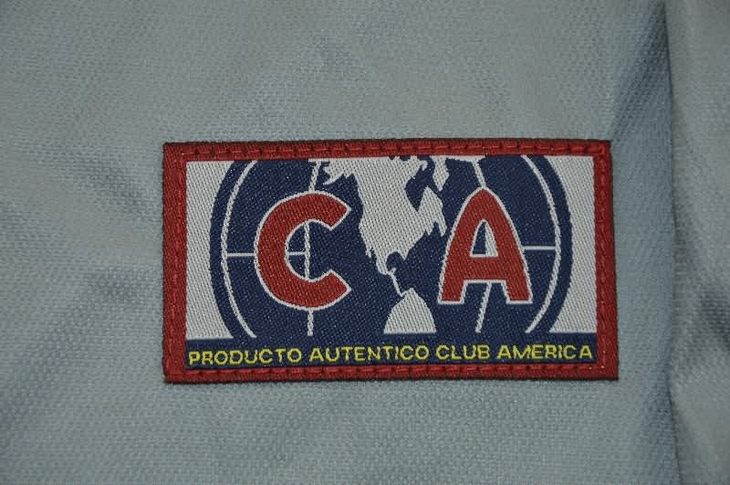 Thailand Quality(AAA) 2001/02 Club America Third Long Sleeve Retro Soccer Jersey