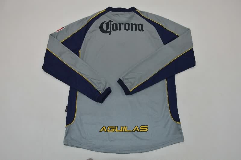 Thailand Quality(AAA) 2001/02 Club America Third Long Sleeve Retro Soccer Jersey
