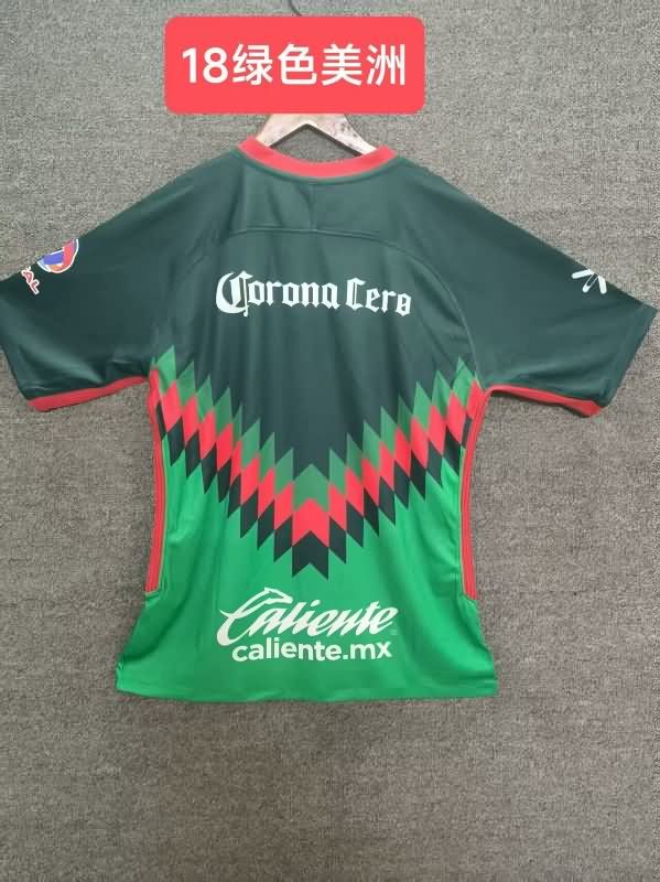 Thailand Quality(AAA) 2018 Club America Green Retro Soccer Jersey