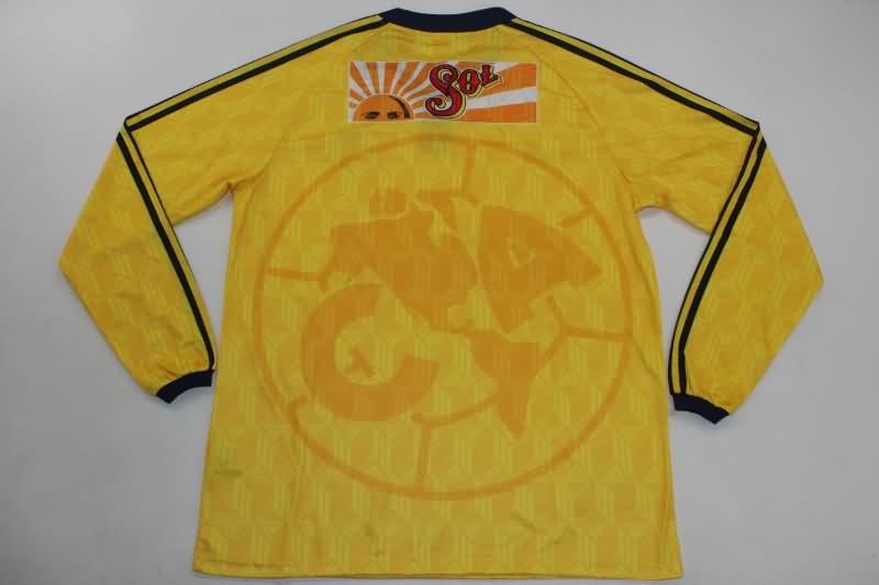 Thailand Quality(AAA) 1998/99 Club America Home Long Sleeve Retro Soccer Jersey