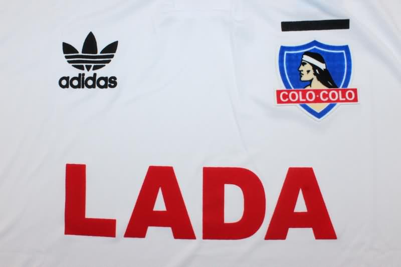 Thailand Quality(AAA) 1992 Colo Colo Home Long Sleeve Retro Soccer Jersey