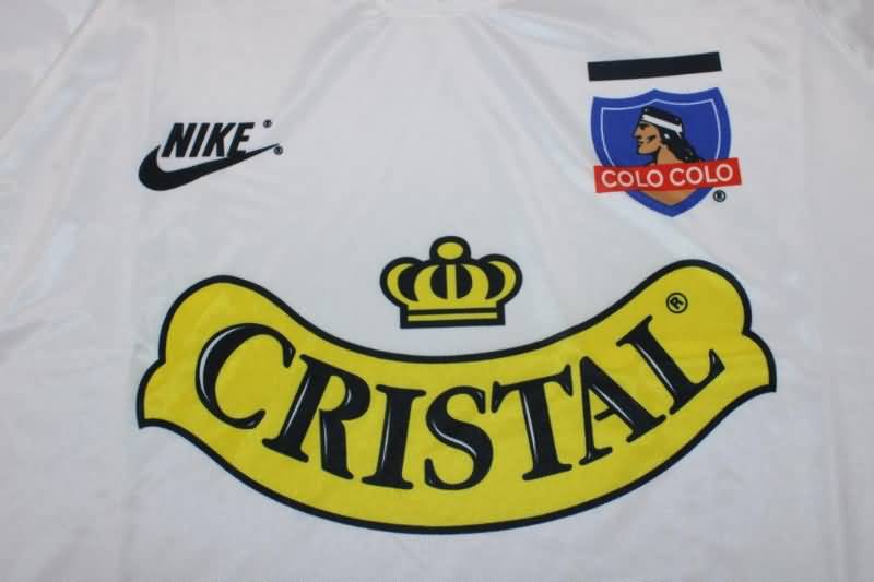 Thailand Quality(AAA) 1995 Colo Colo Retro Home Long Sleeve Soccer Jersey